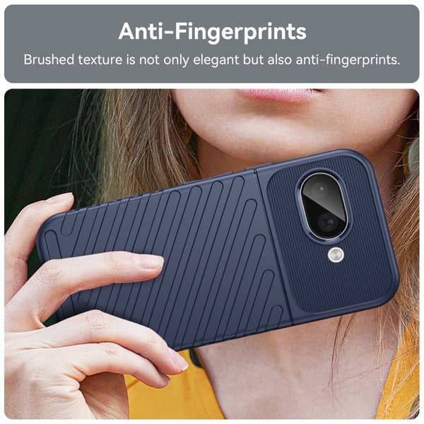 Google Pixel 9a Skal Twill Textur Blå
