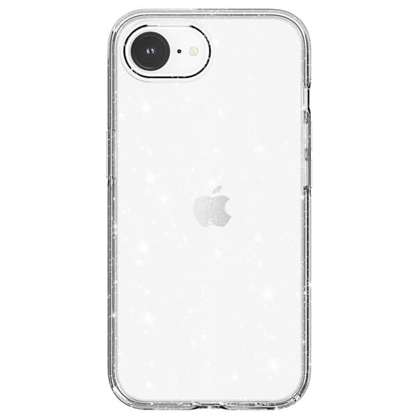 iPhone 16e Skal Glitter Shockproof Transparent