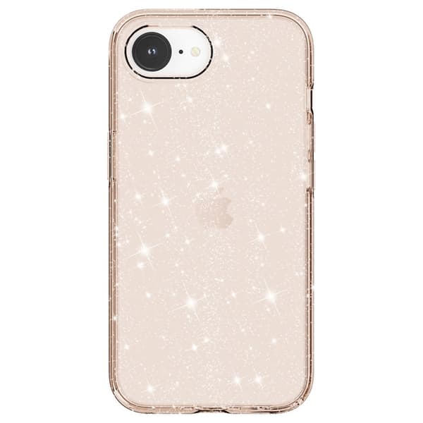 iPhone 16e Skal Glitter Shockproof Guld