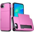 Miniatyrbild 1 av 6: iPhone 16e Skal Hybrid Med Kortfack Rosa