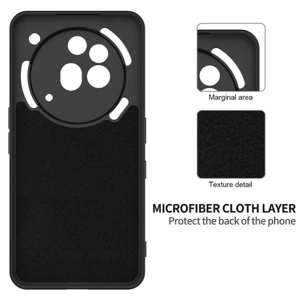 Nothing Phone 3a Pro Skal Liquid Silikon Med Strap Svart