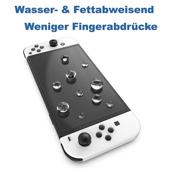 Nintendo Switch 2-PACK Skärmskydd Heltäckande Härdat Glas