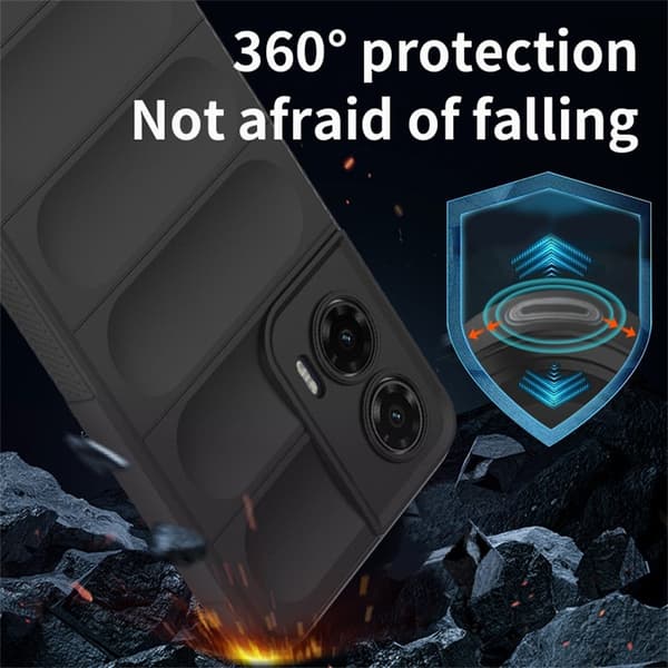 Motorola Moto G35 5G Skal Magic Shield Vinröd