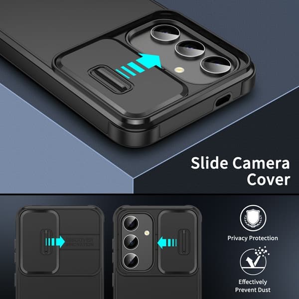 Samsung Galaxy S25 Skal CamShield Hybrid Blå