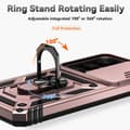 Miniatyrbild 6 av 6: Samsung Galaxy S25 Plus Skal Hybrid Ring CamShield Roséguld