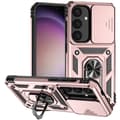 Miniatyrbild 1 av 6: Samsung Galaxy S25 Plus Skal Hybrid Ring CamShield Roséguld