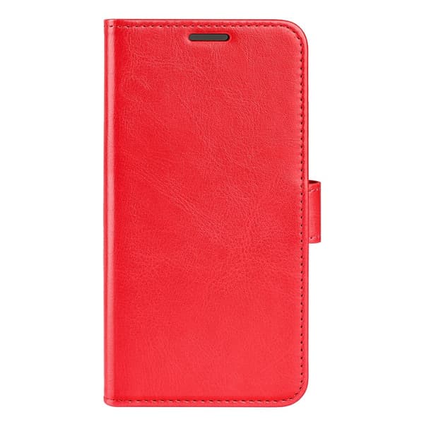 Xiaomi Redmi Note 14 4G Fodral Crazy Horse Läder Röd