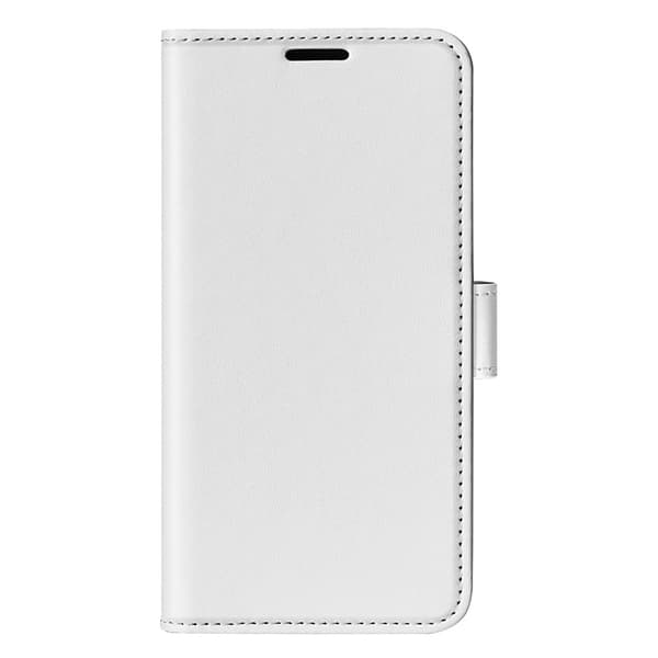 Xiaomi Redmi Note 14 4G Fodral Crazy Horse Läder Vit