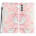 Miniatyrbild 1 av 6: Samsung Galaxy S25 Plus Fodral Med Tryck Rosa Marmor