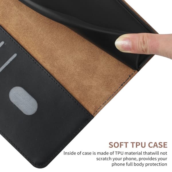 Xiaomi 15 Ultra Fodral Äkta Läder Svart