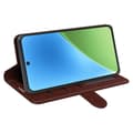 Miniatyrbild 3 av 6: Xiaomi 15 Fodral Crazy Horse Läder Brun