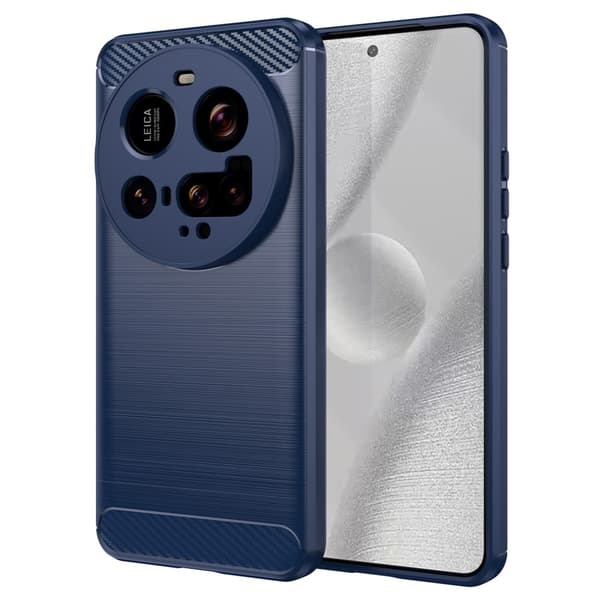 Xiaomi 15 Ultra Skal Borstad Stål Textur Blå