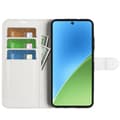 Miniatyrbild 2 av 6: Xiaomi 15 Fodral Litchi Läder Vit