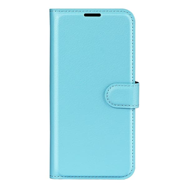 Xiaomi Redmi Note 14 4G Fodral Litchi Läder Blå