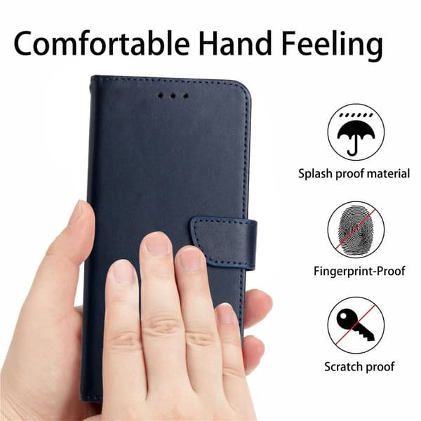 Xiaomi 15 Ultra Fodral Äkta Läder Blå