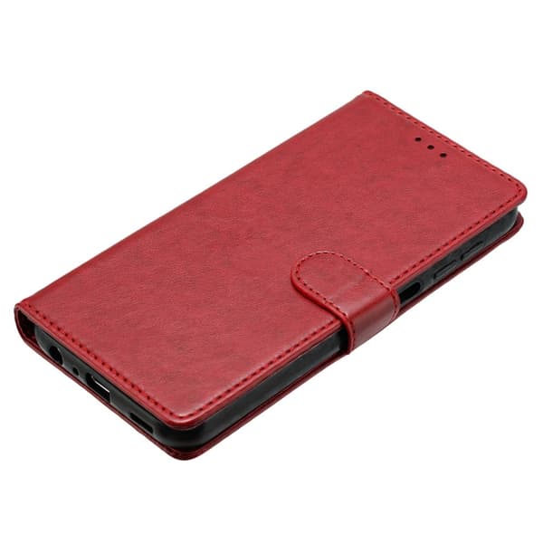 Xiaomi Redmi Note 14 5G Plånboksfodral Läder Röd