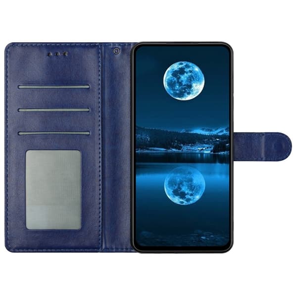 Xiaomi Redmi Note 14 5G Plånboksfodral Läder Blå