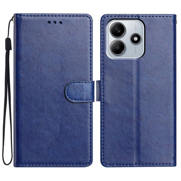 Xiaomi Redmi Note 14 5G Plånboksfodral Läder Blå