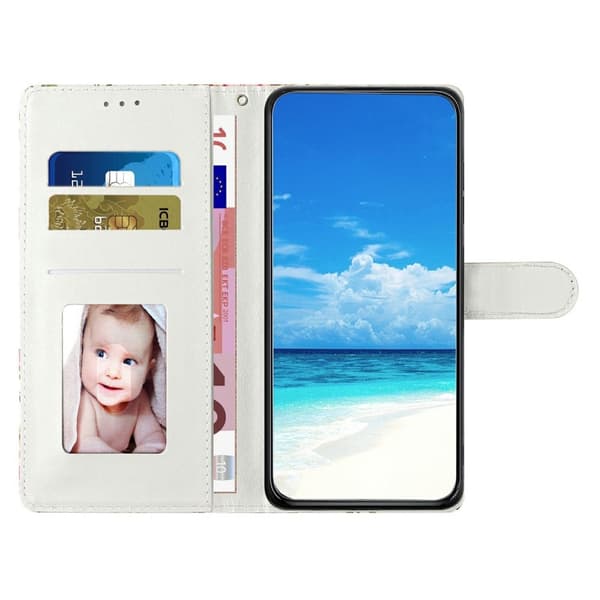 Xiaomi Redmi Note 14 5G Fodral Med Tryck Rosa Marmor