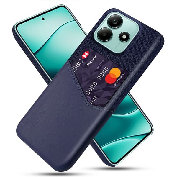 Xiaomi Redmi Note 14 5G Skal Hybrid Med Kortfack Blå