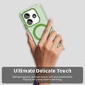 Miniatyrbild 5 av 6: Xiaomi Redmi Note 14 5G Skal MagSafe Matt Hybrid Grön