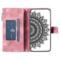 Miniatyrbild 3 av 6: Xiaomi Redmi Note 14 5G Fodral Mandala Läder Roséguld