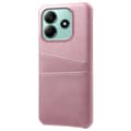 Miniatyrbild 1 av 4: Xiaomi Redmi Note 14 5G Skal Läderbelagt Med Kortfack Roséguld