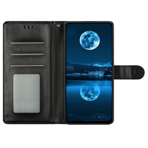 Xiaomi Redmi Note 14 5G Plånboksfodral Läder Svart