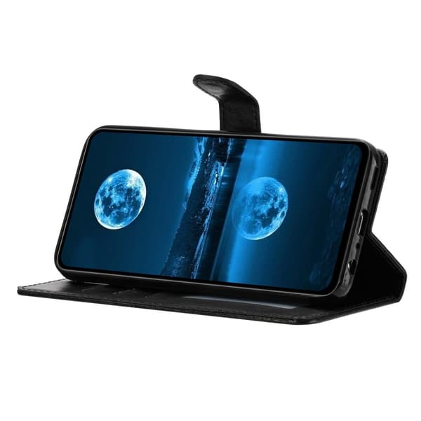 Xiaomi Redmi Note 14 5G Plånboksfodral Läder Svart