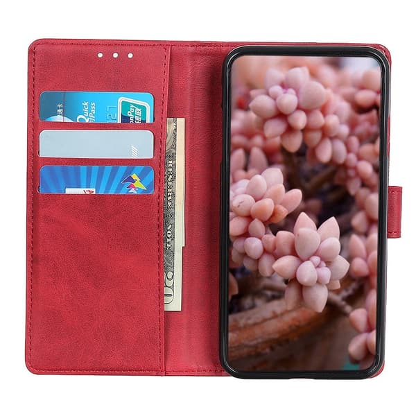 Xiaomi Redmi Note 14 4G Fodral Läder Röd