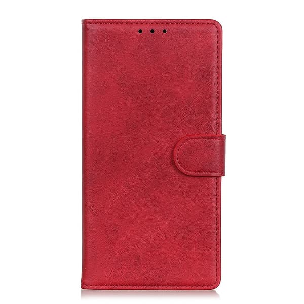 Xiaomi Redmi Note 14 4G Fodral Läder Röd