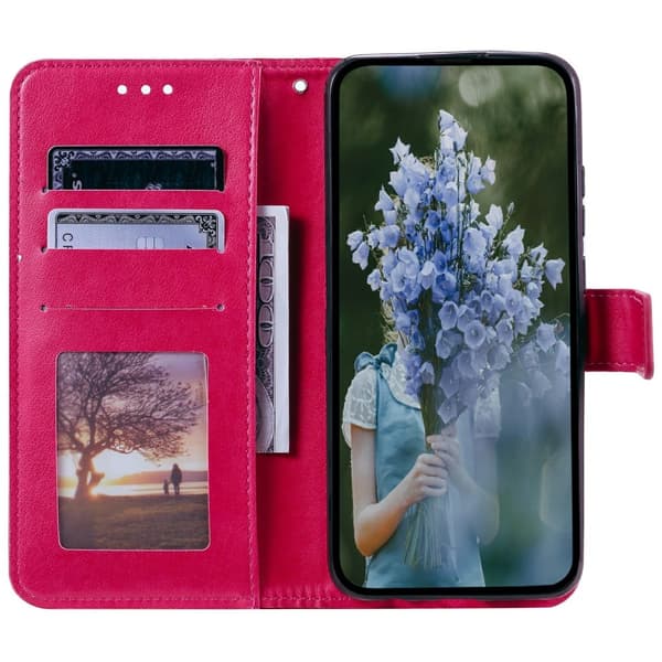 Xiaomi Redmi Note 14 5G Fodral Mandala Läder Rosa