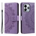 Miniatyrbild 4 av 4: Xiaomi Redmi Note 14 5G Fodral Mandala Läder Lila