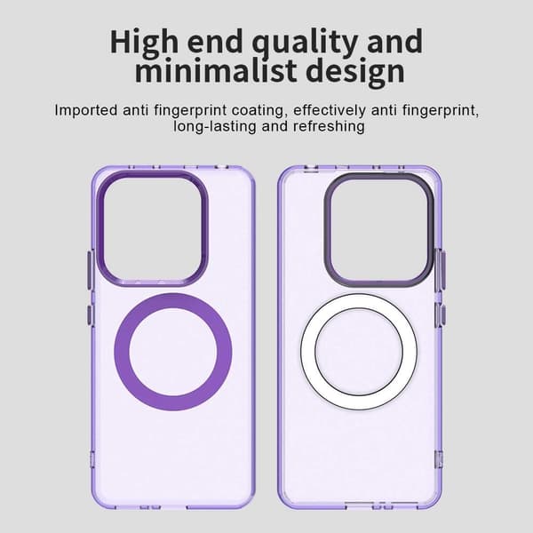 Xiaomi Redmi Note 14 5G Skal MagSafe Matt Hybrid Lila