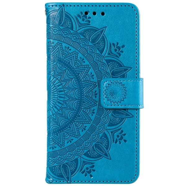 Xiaomi Redmi Note 14 5G Fodral Mandala Läder Blå