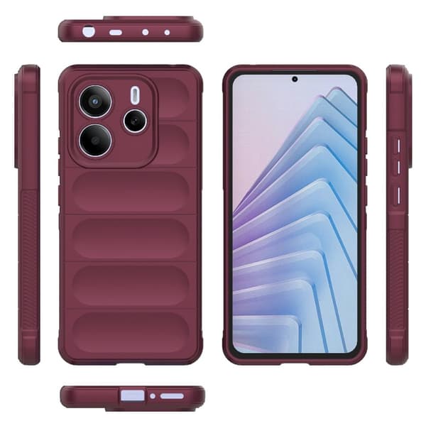 Xiaomi Redmi Note 14 5G Skal Magic Shield Vinröd