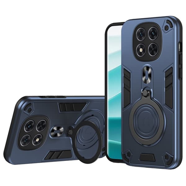 Xiaomi Redmi Note 14 Pro 5G Skal Kickstand Hybrid Blå