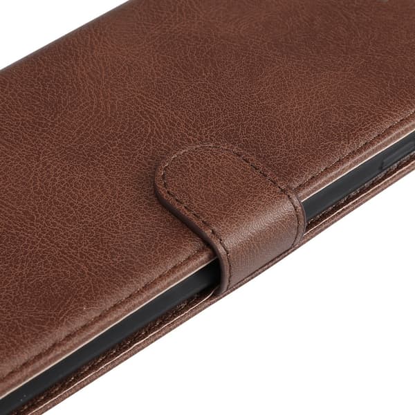 Xiaomi Redmi Note 14 Pro/Pro Plus 5G Fodral Solid Läder Brun