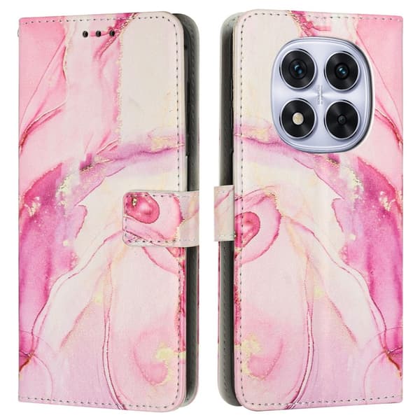 Xiaomi Redmi Note 14 Pro/Pro Plus 5G Fodral Marmor Roséguld
