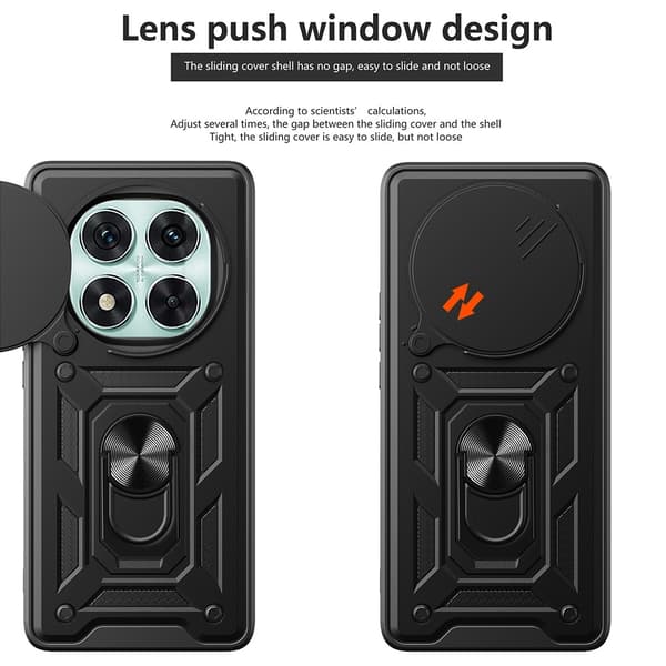Xiaomi Redmi Note 14 Pro 5G Skal CamShield Hybrid Ring
