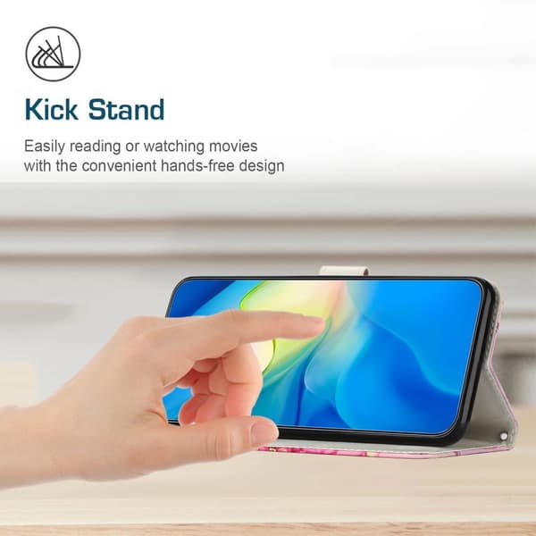 Xiaomi Redmi Note 14 Pro/Pro Plus 5G Fodral Marmor Rosa/Lila