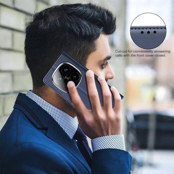 Xiaomi Redmi Note 14 Pro/Pro Plus 5G Fodral RFID Läder