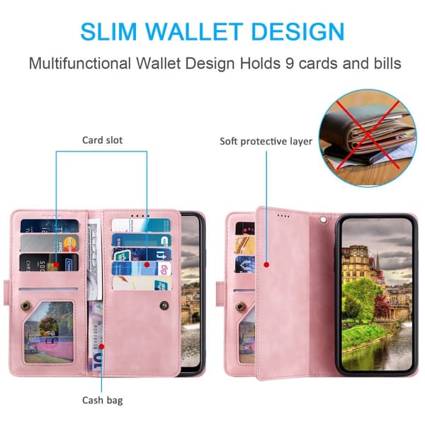 Xiaomi Redmi Note 14 Pro/Pro Plus 5G Fodral Multifunktionell Glitter