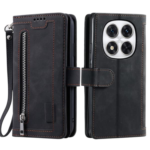Xiaomi Redmi Note 14 Pro/Pro Plus 5G Fodral Multifunktionell Svart