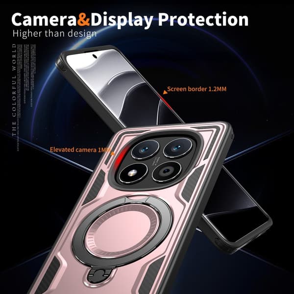 Xiaomi Redmi Note 14 Pro 5G Skal MagSafe Kickstand Hybrid