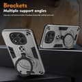 Miniatyrbild 4 av 6: Xiaomi Redmi Note 14 Pro 5G Skal Kickstand Hybrid Grå