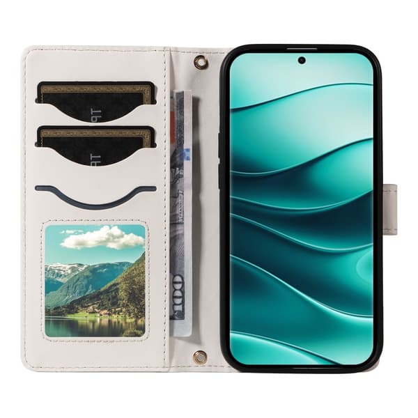 Xiaomi Redmi Note 14 Pro/Pro Plus 5G Fodral Rhombus Läder