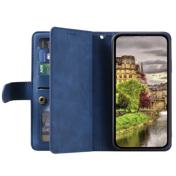 Xiaomi Redmi Note 14 Pro/Pro Plus 5G Fodral Multifunktionell Blå