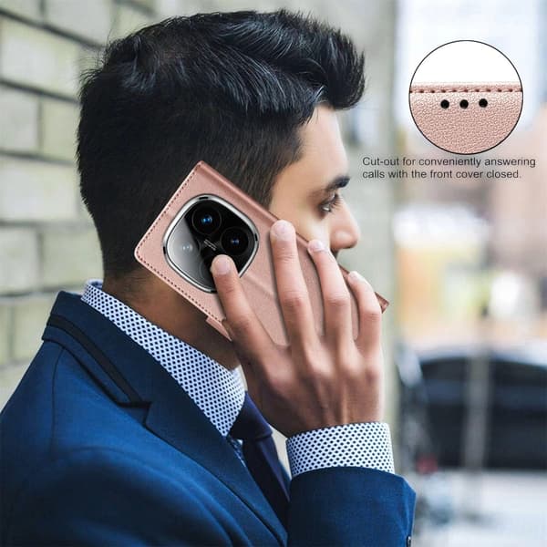Xiaomi Redmi Note 14 Pro/Pro Plus 5G Fodral RFID Läder