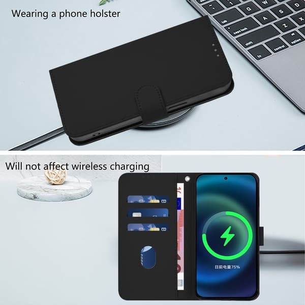 Xiaomi Redmi Note 14 Pro/Pro Plus 5G Fodral Läder Svart
